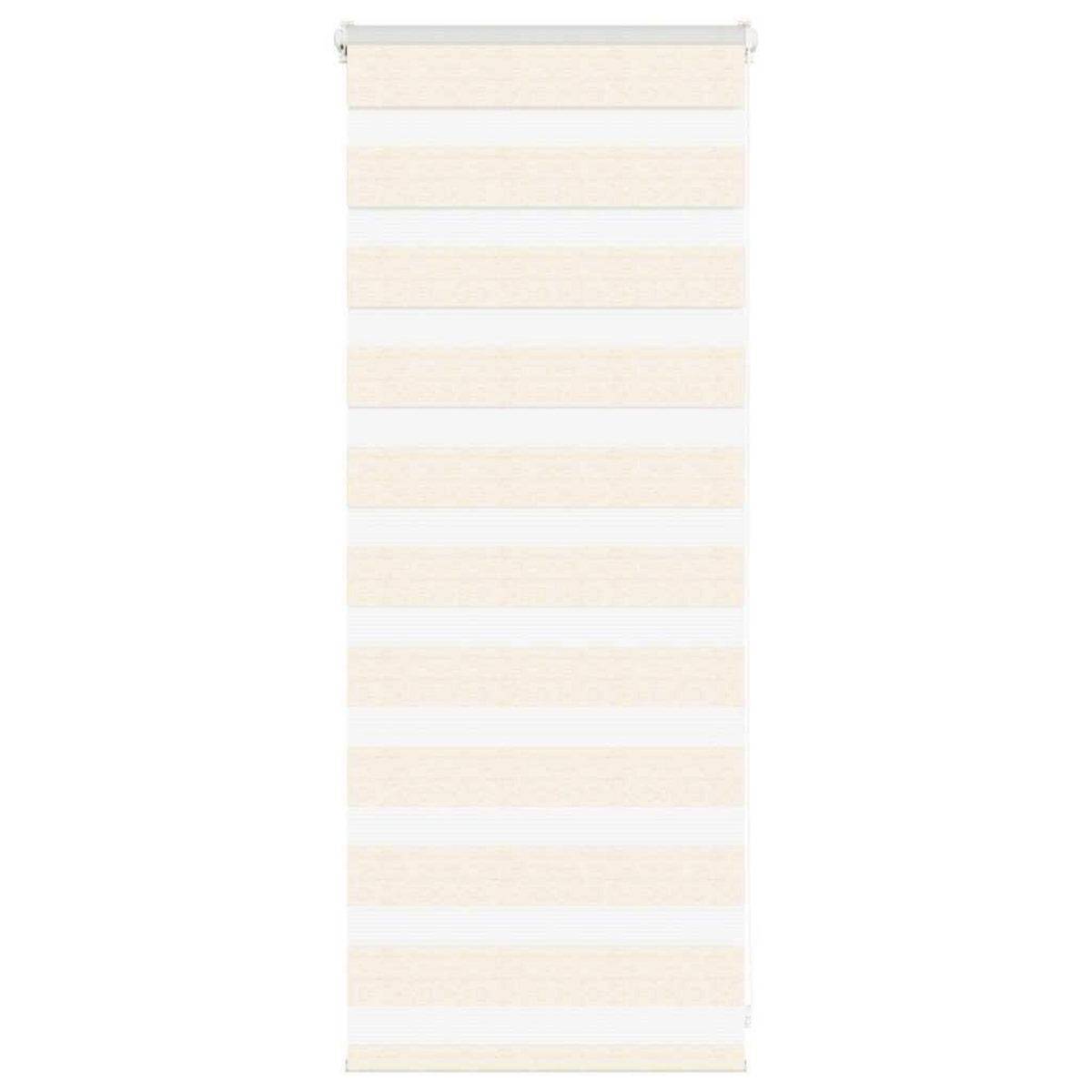 VIDAXL Store zebre beige marbre largeur du tissu 55,9 cm polyester