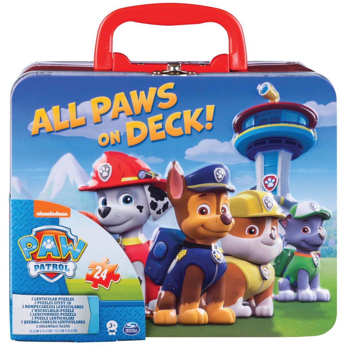 Coffret Puzzles Pat Patrouille EnfantCado 2 Puzzles Lenticulaires 24 Pièces