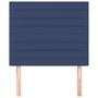 Voir la diapositive 3 : VIDAXL Tetes de lit 2 pcs Bleu 100x5x78/88 cm Tissu