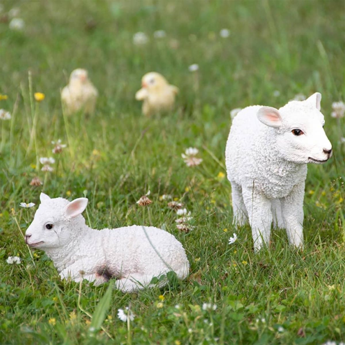 ESSCHERT DESIGN Esschert Design Agneau couche 17,6x10,8x10,5 cm