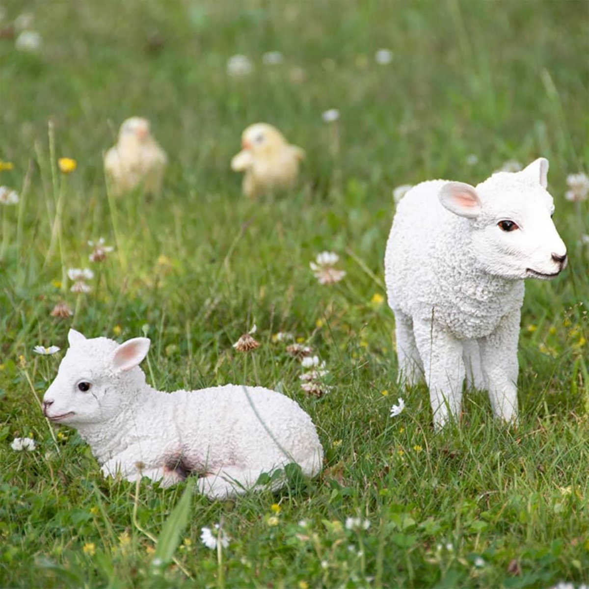 ESSCHERT DESIGN Esschert Design Agneau couche 17,6x10,8x10,5 cm