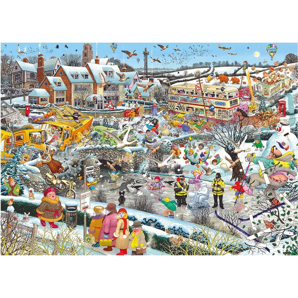 Gibsons Puzzle 1000 pièces : I Love Winter