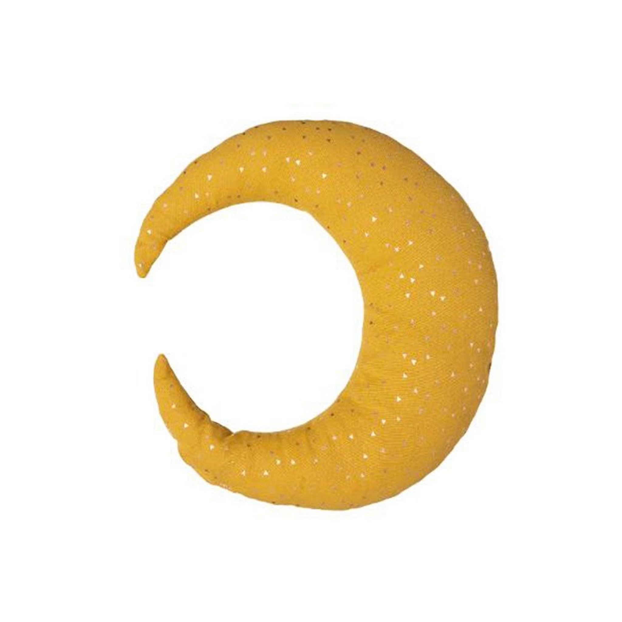 Voir la diapositive 1 : Atmosphera Kids Coussin enfant  berlingot lune  28x32cm ocre