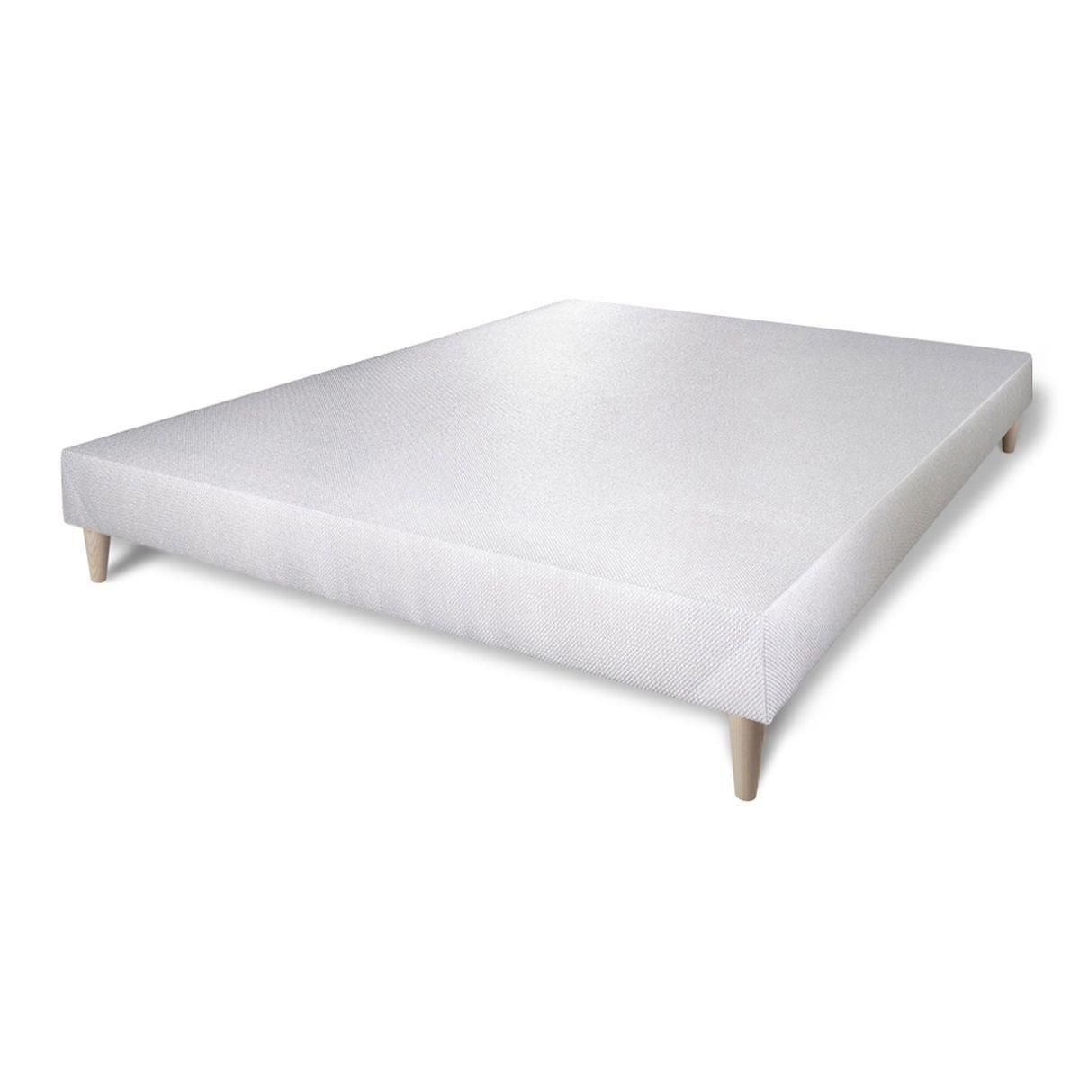 SEPTNUITS PACK matelas + sommier Memo Plus Mémoire de forme 3 zones + 2 oreillers + couette