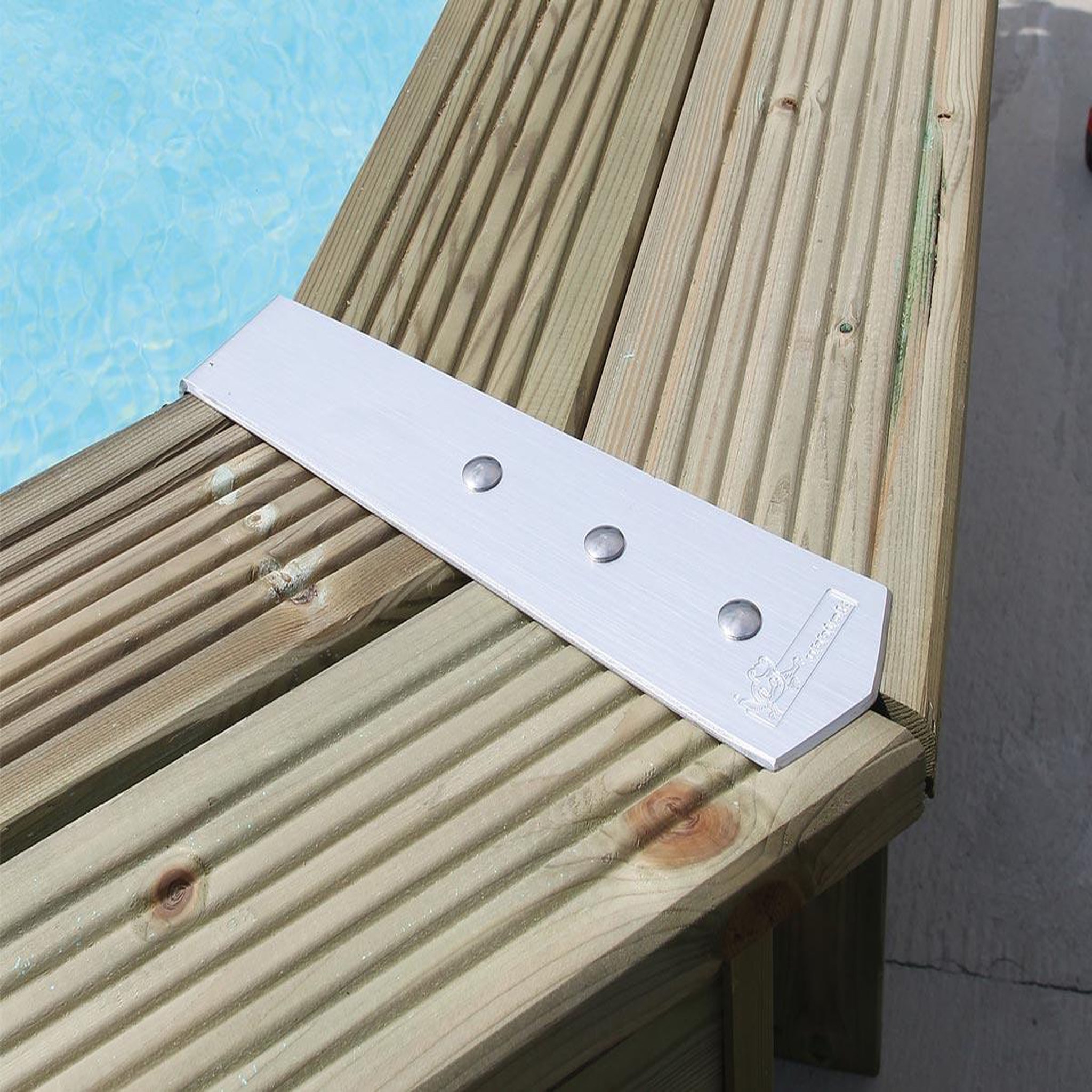 Voir la diapositive 2 : Ubbink Kit finition margelles pour piscine bois octogonale ou hexagonale - ubbink