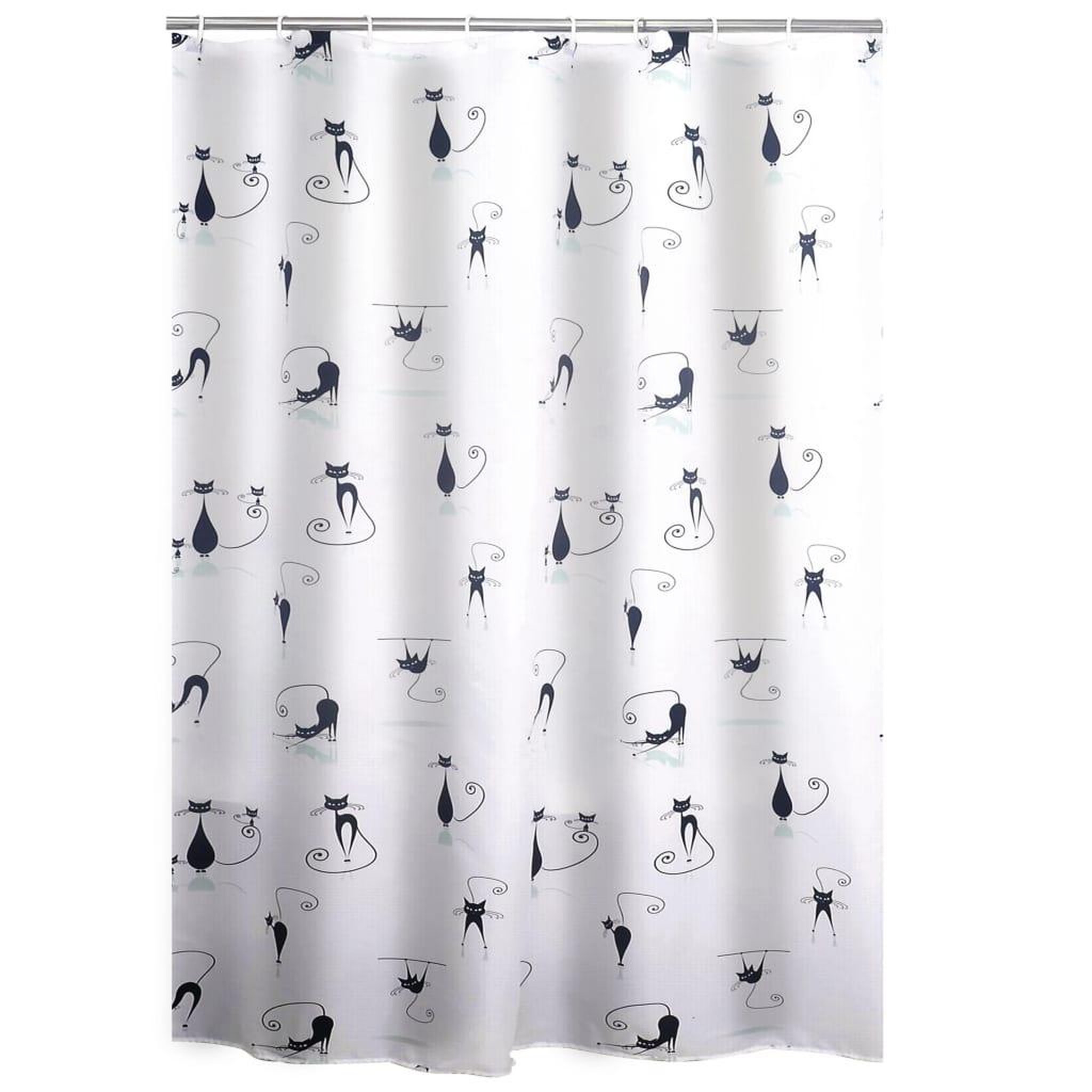 Voir la diapositive 1 : RIDDER RIDDER Rideau de douche Textile Chats