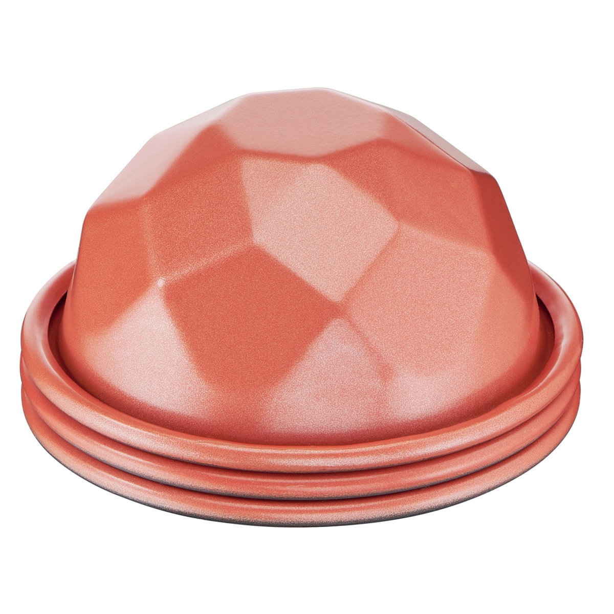 TEFAL Lot de 3 moules facettes 7.7cm CREABAKE