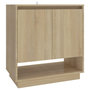 Voir la diapositive 2 : VIDAXL Buffet Chene sonoma 70x41x75 cm Bois d'ingenierie