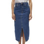 Voir la diapositive 1 : Vero Moda Jupe en jean  ongue  Foncé Femme Vero Moda Calf Denim Skirt
