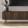 Voir la diapositive 4 : Habitat et Jardin Meuble TV en bois  Herman  - 160 x 31 x 45 cm - Marron