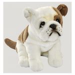 Anima Peluche Bulldog Français Assis de 30 cm - Un Compagnon Doux et Amusant