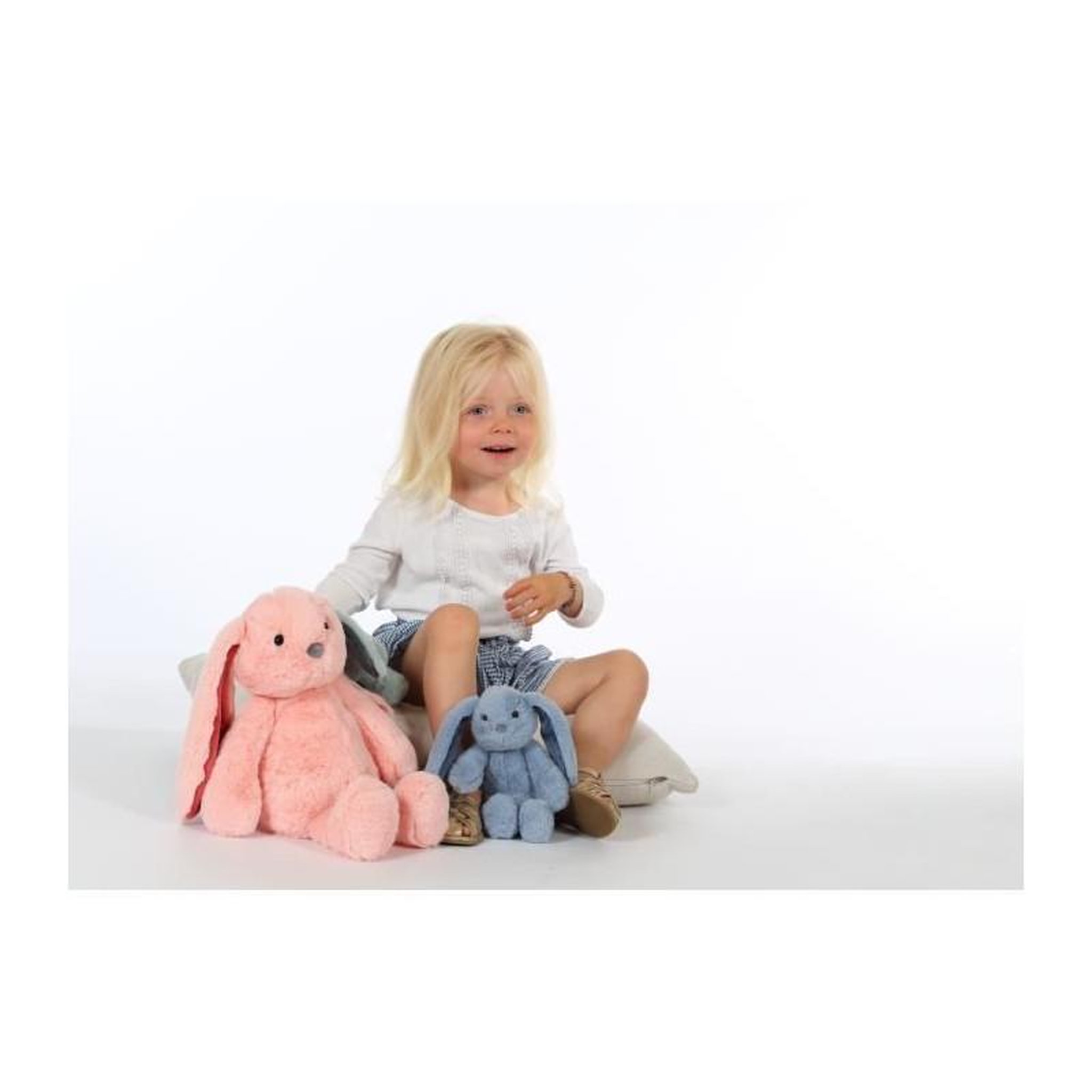 Voir la diapositive 4 : TOYS TOYS Peluche Lapin Trendy Bunny - GIPSY TOYS - Rose, 28 cm