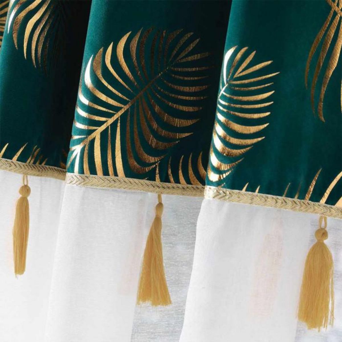 Paris Prix Rideau Voilage à Œillets  Sabaly  140x240cm Or