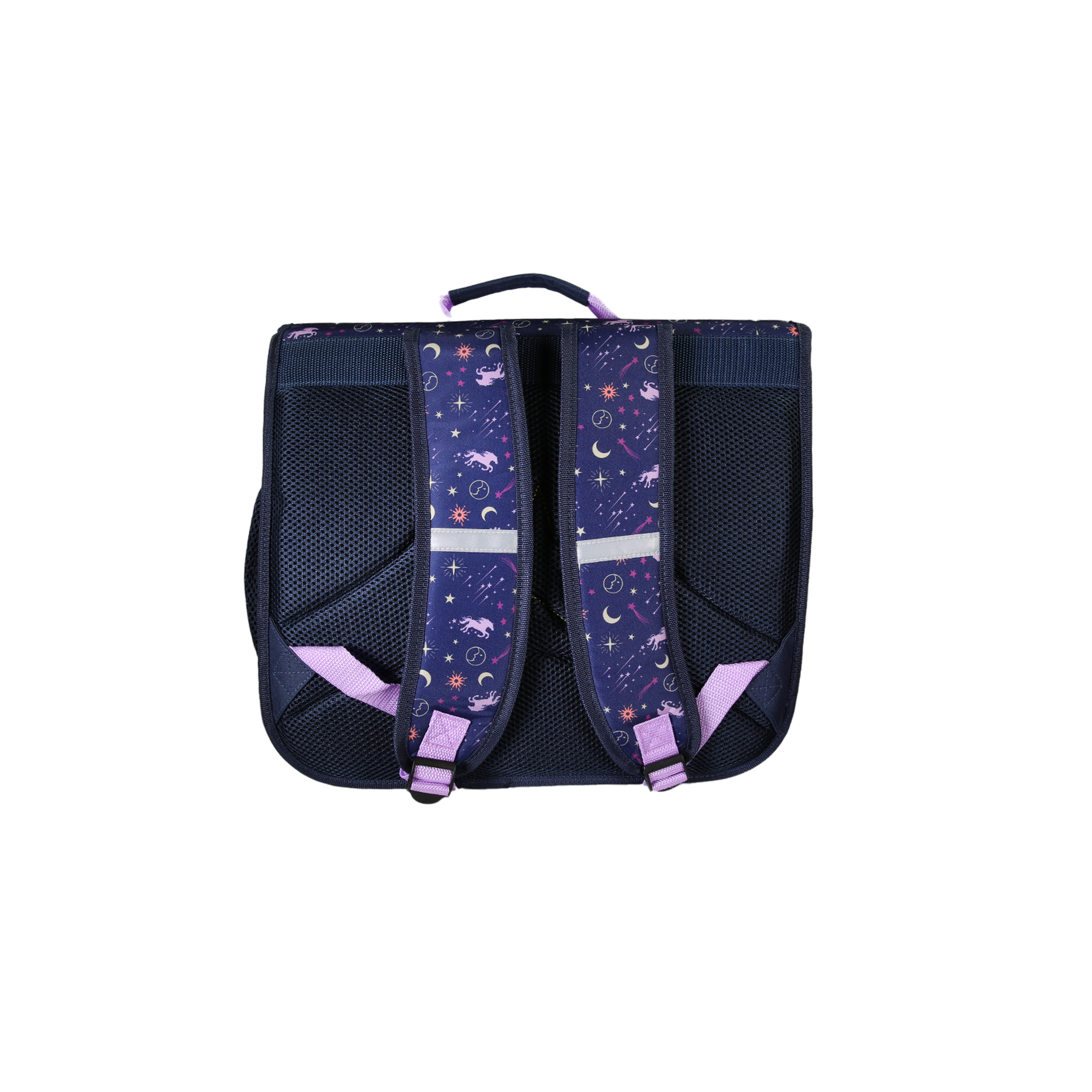 Voir la diapositive 4 : Bagtrotter Bella Sarra - Cartable 38 cm Bella Sara Celeste - Fille - Bleu Nuit - 2 compartiments