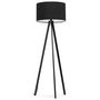 Voir la diapositive 2 : Paris Prix Lampadaire Trépied  Fidelio  159cm Noir