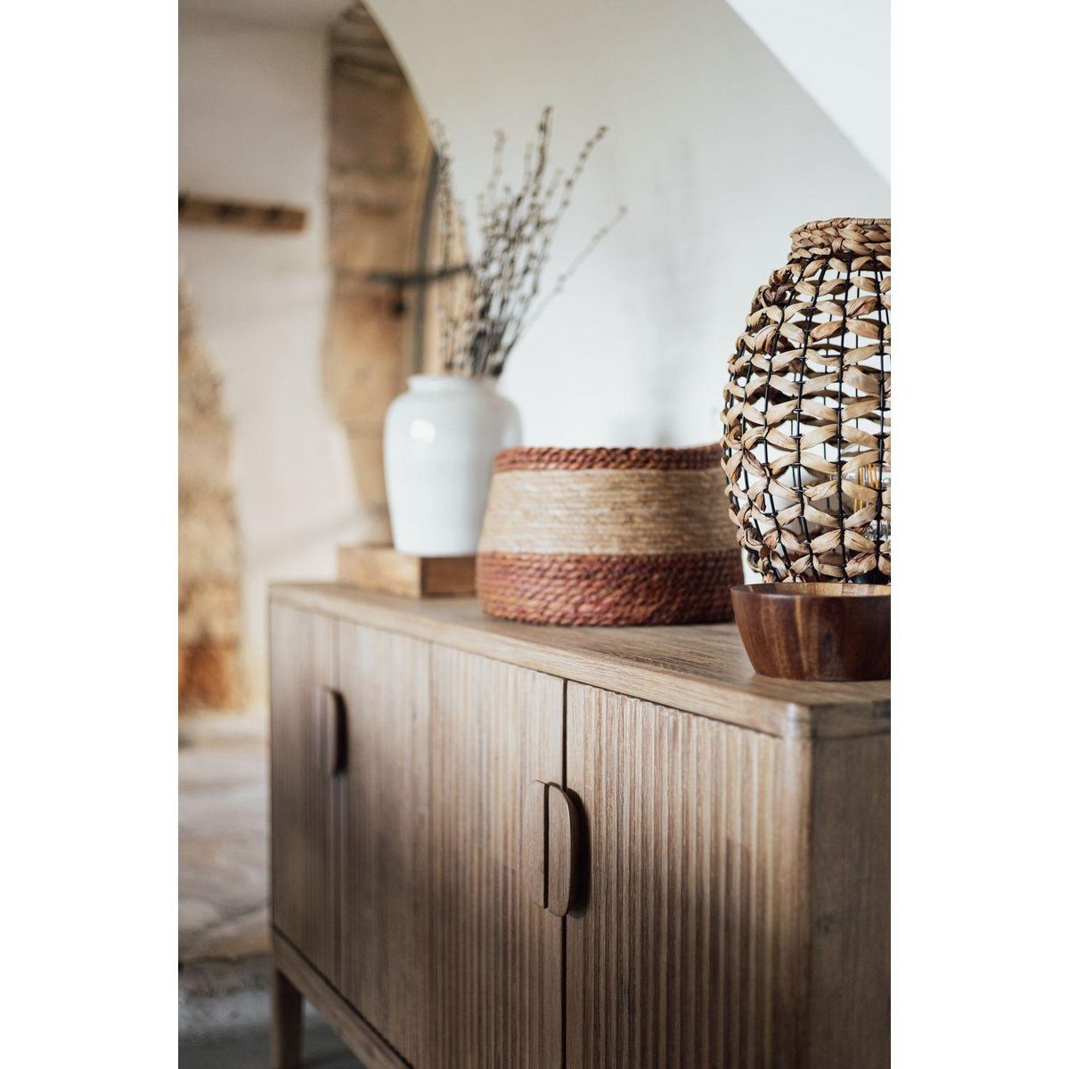 Atmosphera Kids Buffet 4 portes Sabor en bois - Marron