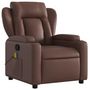 Voir la diapositive 3 : VIDAXL Fauteuil de massage inclinable Marron Similicuir