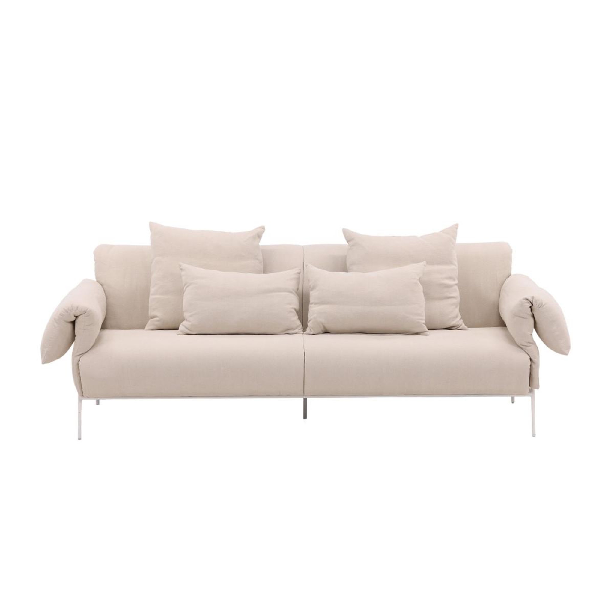 Voir la diapositive 2 : Paris Prix Canapé 4 Places  Ockero  237cm Beige