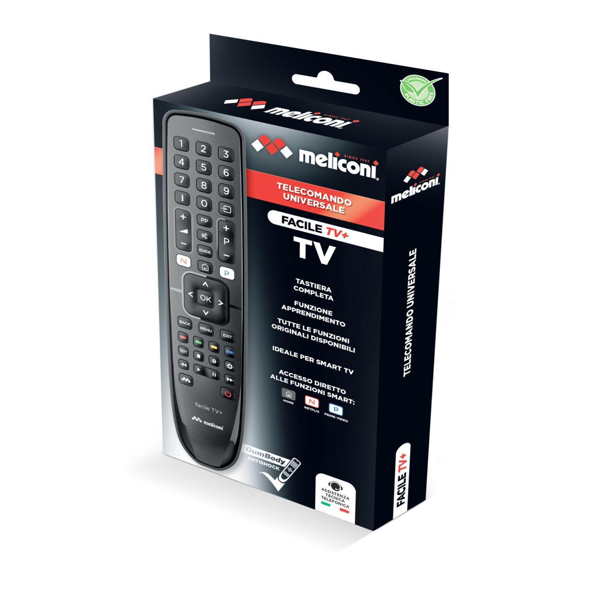 Voir la diapositive 3 : Meliconi Télécommande universelle universelle FACILE TV+