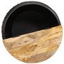Voir la diapositive 5 : VIDAXL Table basse ronde 53x43 cm Bois de manguier massif