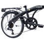 Voir la diapositive 4 : Vélo 20'' Rigide Mixte Acier Pliant  Discovery Adventures  - Fourche rigide - 6 vitesses - Dérailleur Shimano - Freins V-Brake - Porte Bagages