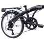Voir la diapositive 4 : Vélo 20'' Rigide Mixte Acier Pliant  Discovery Adventures  - Fourche rigide - 6 vitesses - Dérailleur Shimano - Freins V-Brake - Porte Bagages