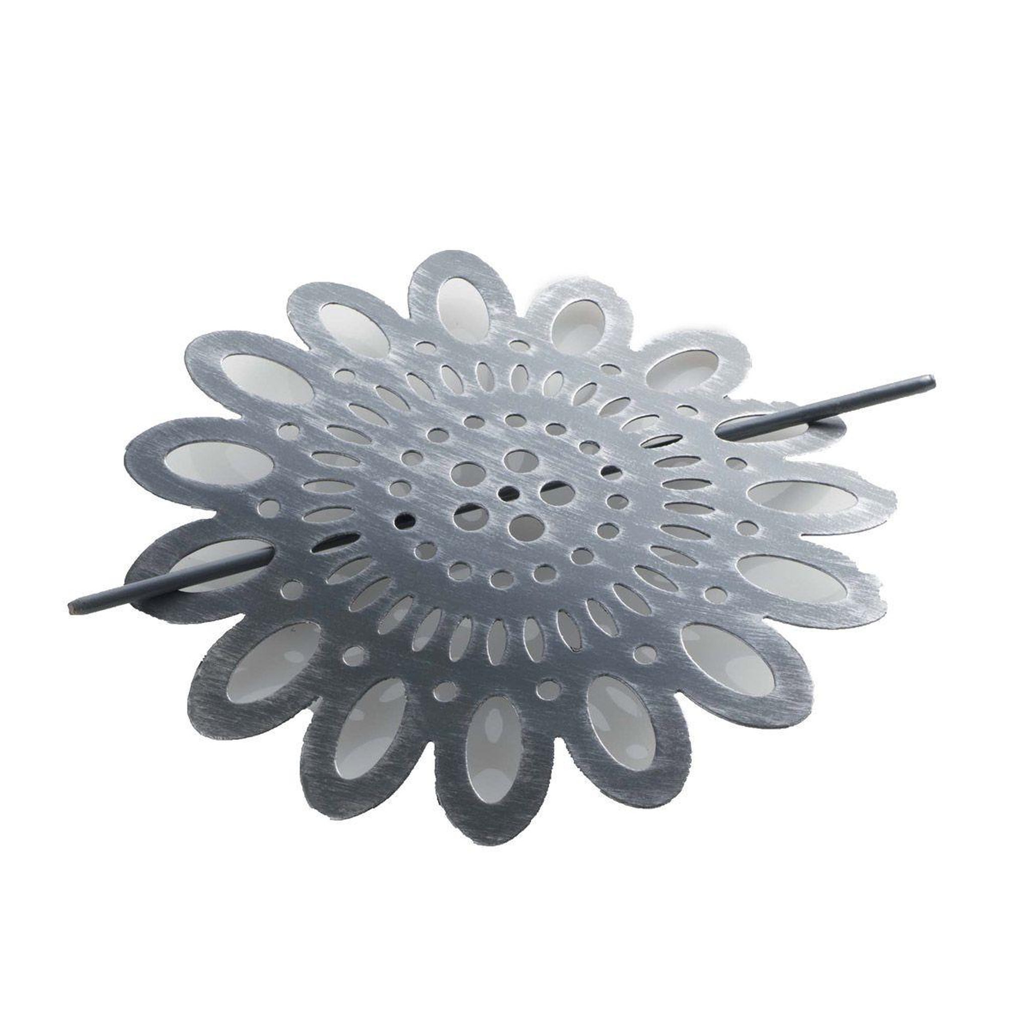 Douceur d'Intérieur Embrasse de rideau broche  mandy  17cm gris