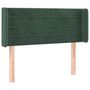 Voir la diapositive 2 : VIDAXL Tete de lit avec oreilles Vert fonce 103x16x78/88 cm Velours