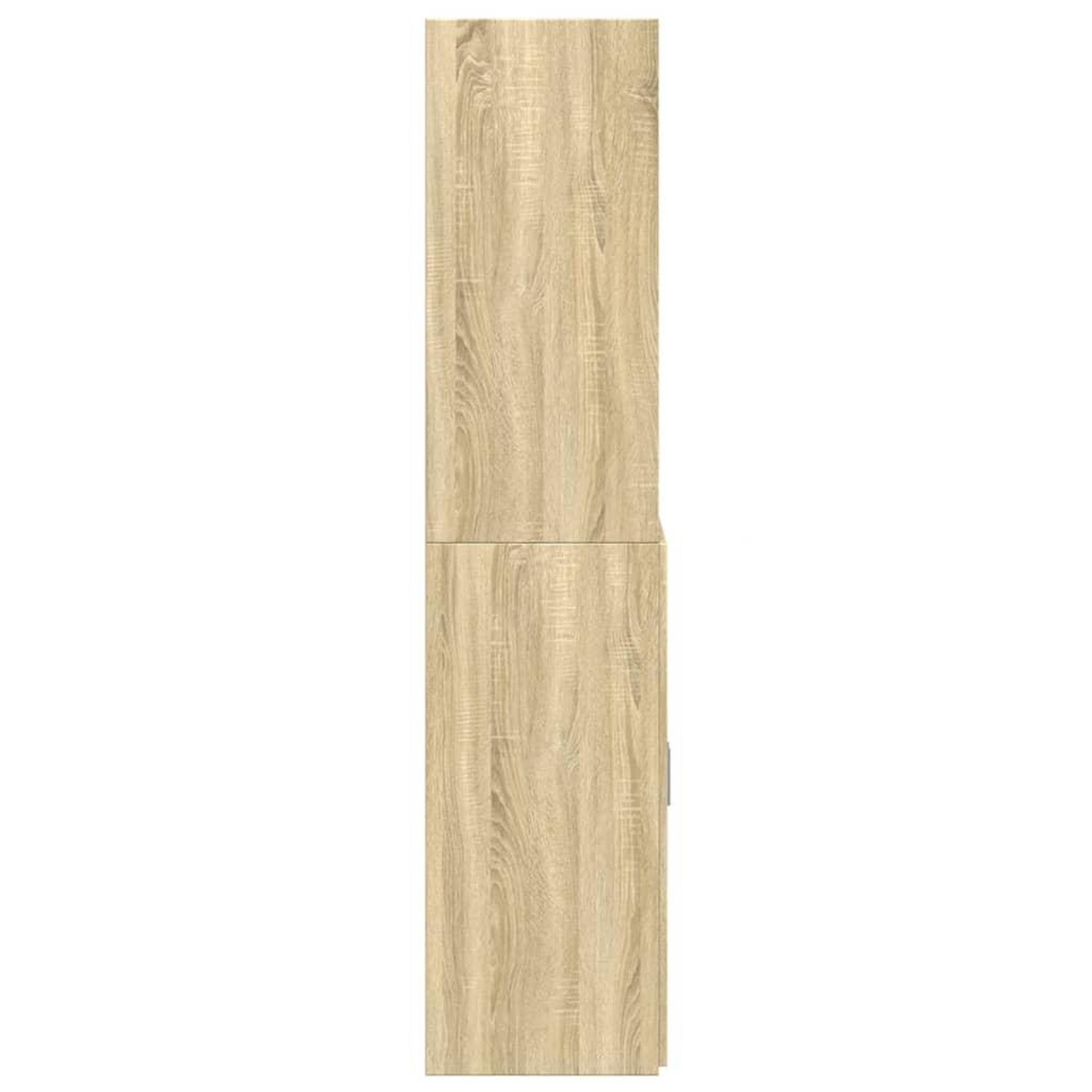 Voir la diapositive 5 : VIDAXL Buffet haut chene sonoma 80x42,5x185 cm bois d'ingenierie