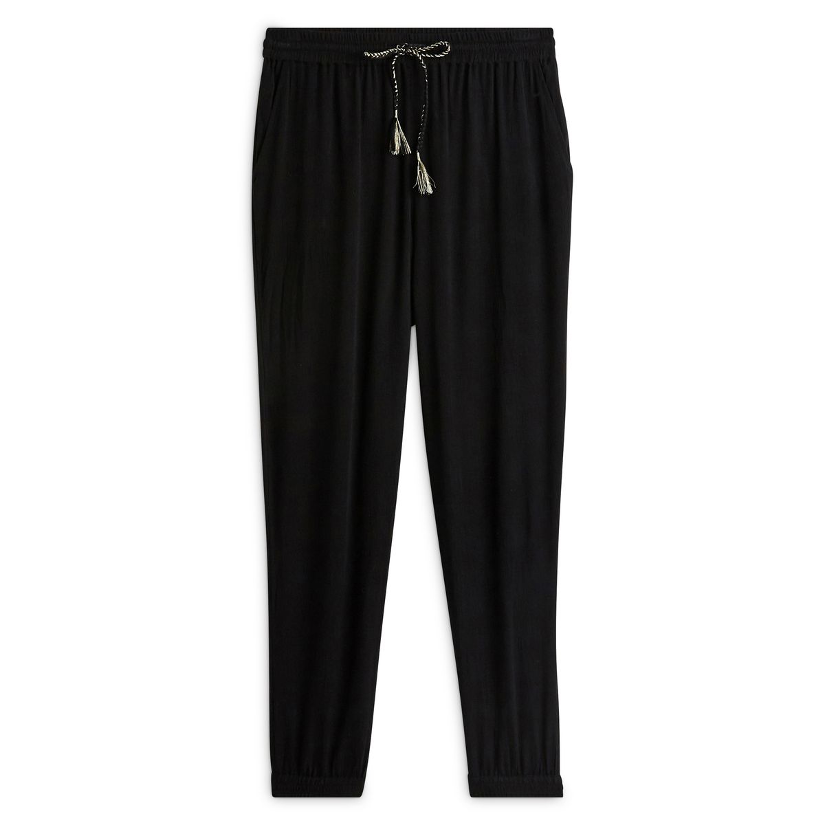 INEXTENSO Pantalon viscose noir femme