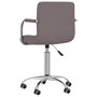 Voir la diapositive 5 : VIDAXL Chaise pivotante de bureau Taupe Tissu