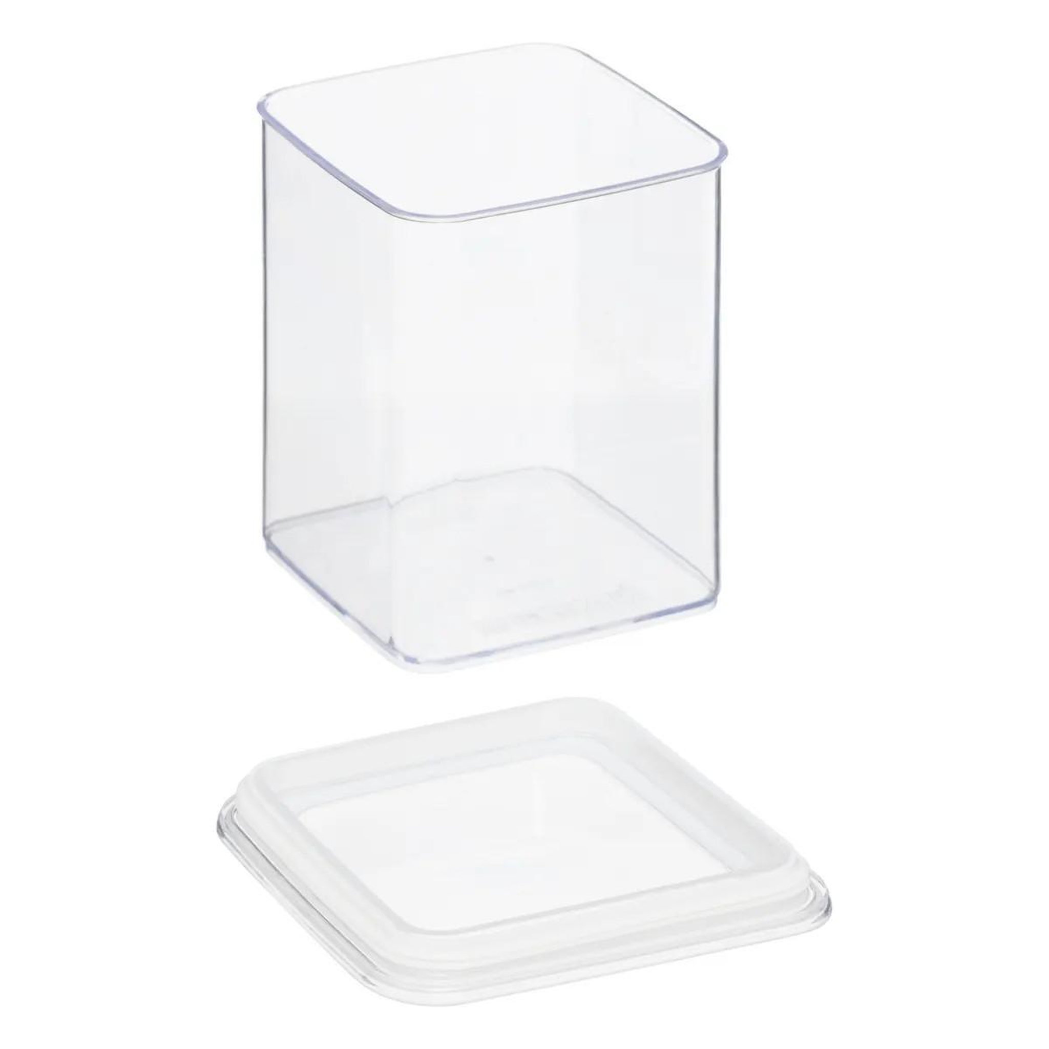 Voir la diapositive 2 : FIVE Boîte de conservation carrée  eske  1l blanc