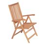 Voir la diapositive 4 : VIDAXL Chaises inclinables de jardin lot de 6 Bois de teck solide