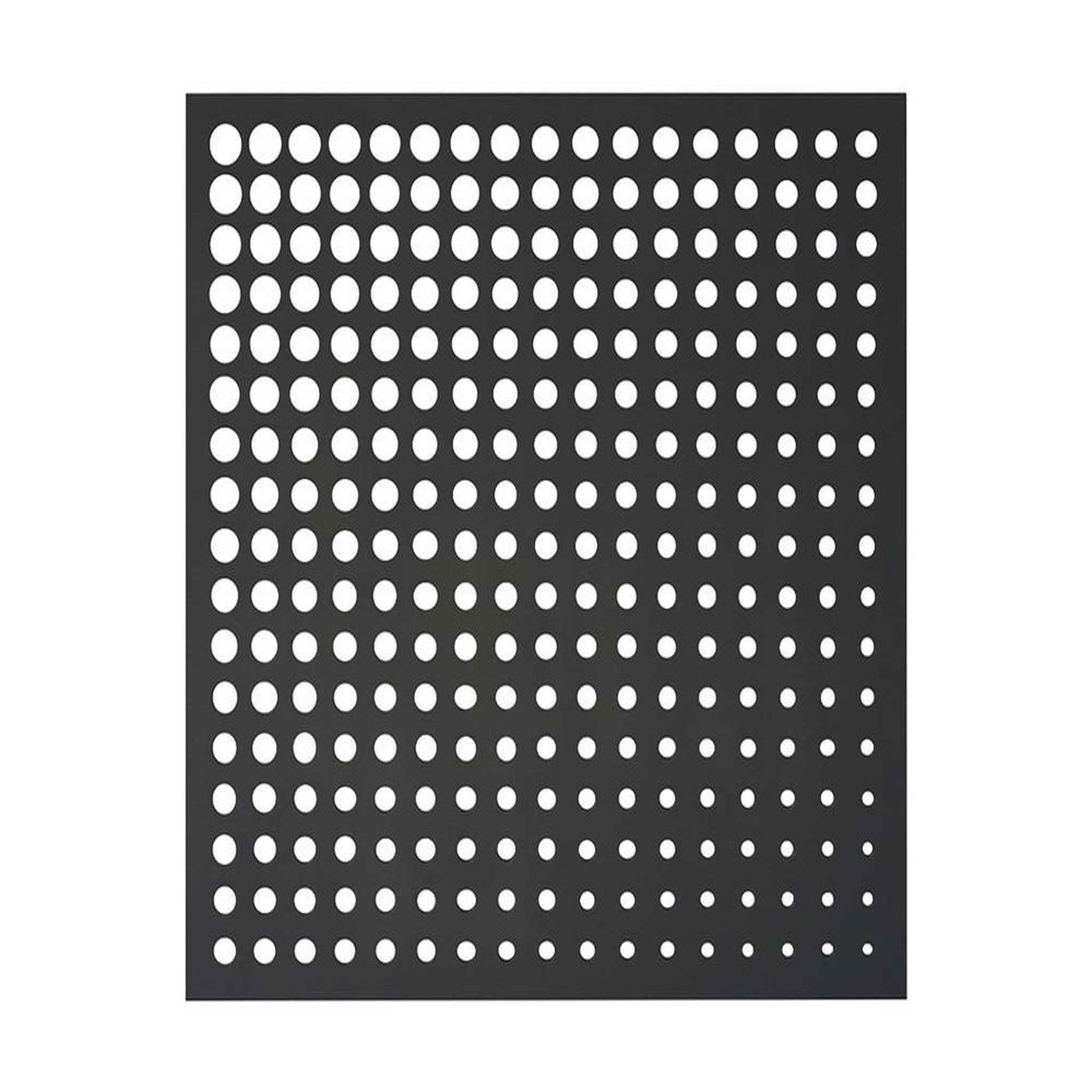 Nortene Panneau décoratif moon anthracite - 1 m carré en résine polypropylène - fixé au mur