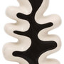 Voir la diapositive 2 : ATMOSPHERA Vase Design en Céramique  Twisted Lime  28cm Noir & Blanc