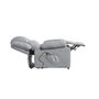 Voir la diapositive 3 : Fauteuil relax éléctrique avec releveur HELENA 1 place tissu gris clair