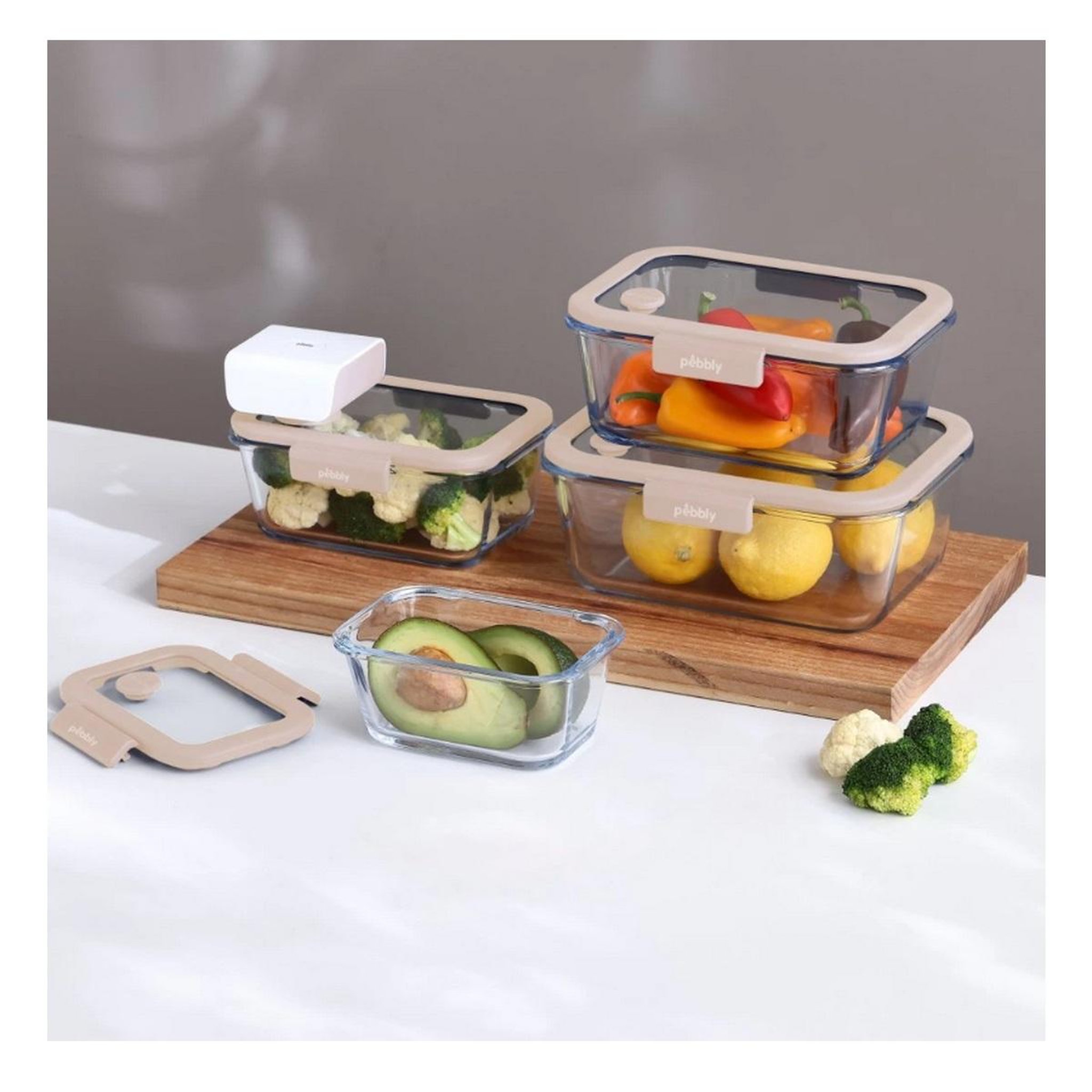 Voir la diapositive 3 : PEBBLY Pompe de mise sous-vide rechargeable - pkv-057