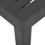 Voir la diapositive 4 : VIDAXL Table de jardin Gris 79x65x72 cm Plastique