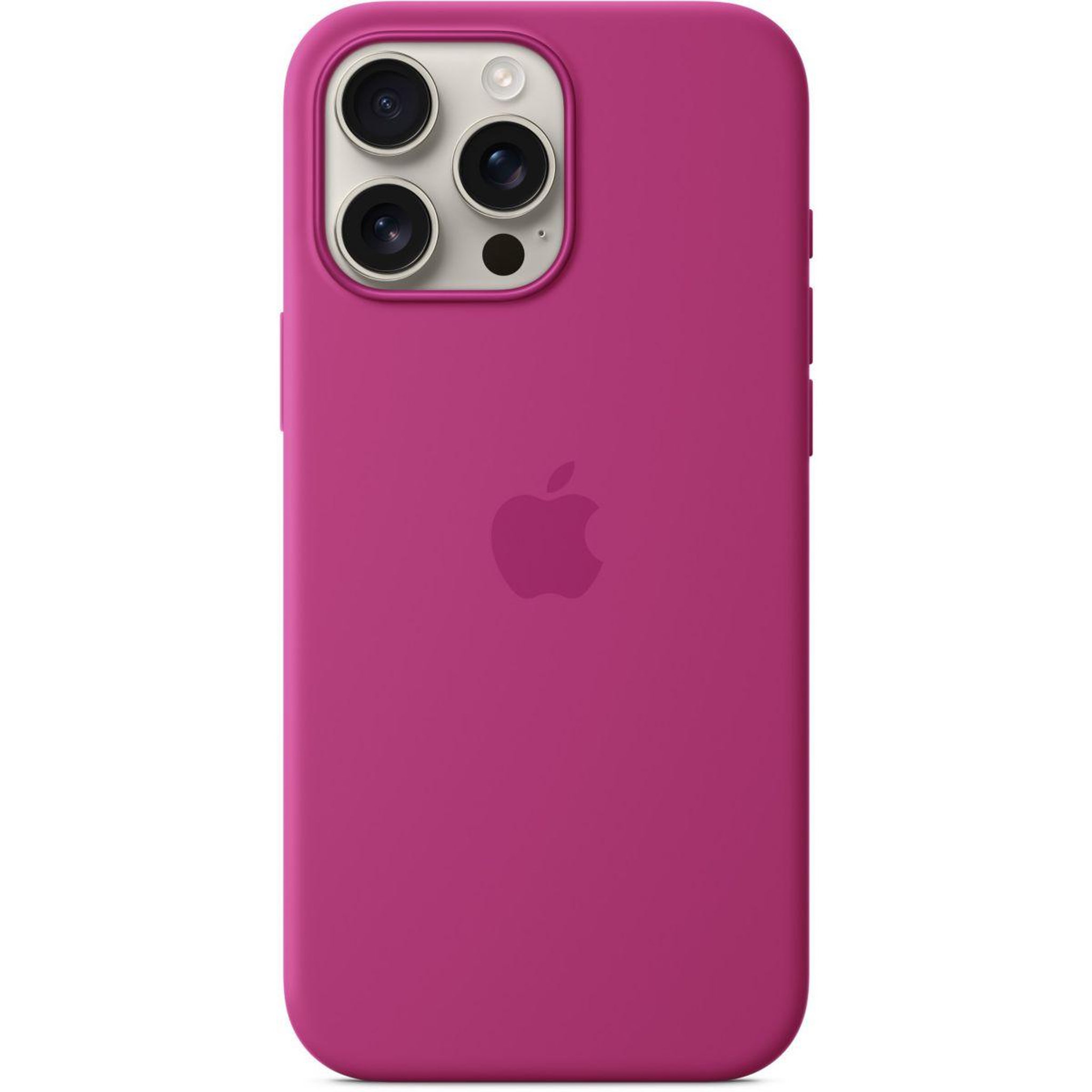 Voir la diapositive 2 : APPLE Coque iPhone 16 Pro Max Fuchsia MagSafe silic