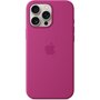 Voir la diapositive 2 : APPLE Coque iPhone 16 Pro Max Fuchsia MagSafe silic