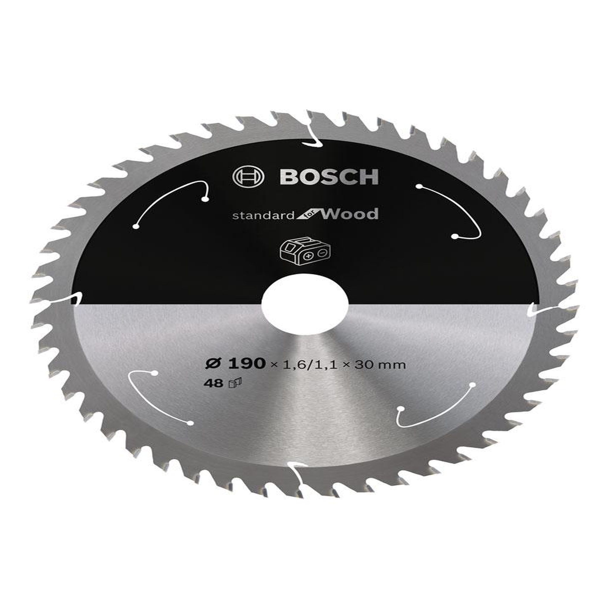 BOSCH Lame de scie circulaire BOSCH Bois190 x 30 x 48t pour outil sans fil