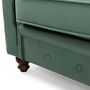 Voir la diapositive 5 : Paris Prix Canapé 2 Places Velours  Chesterfield  158cm Vert