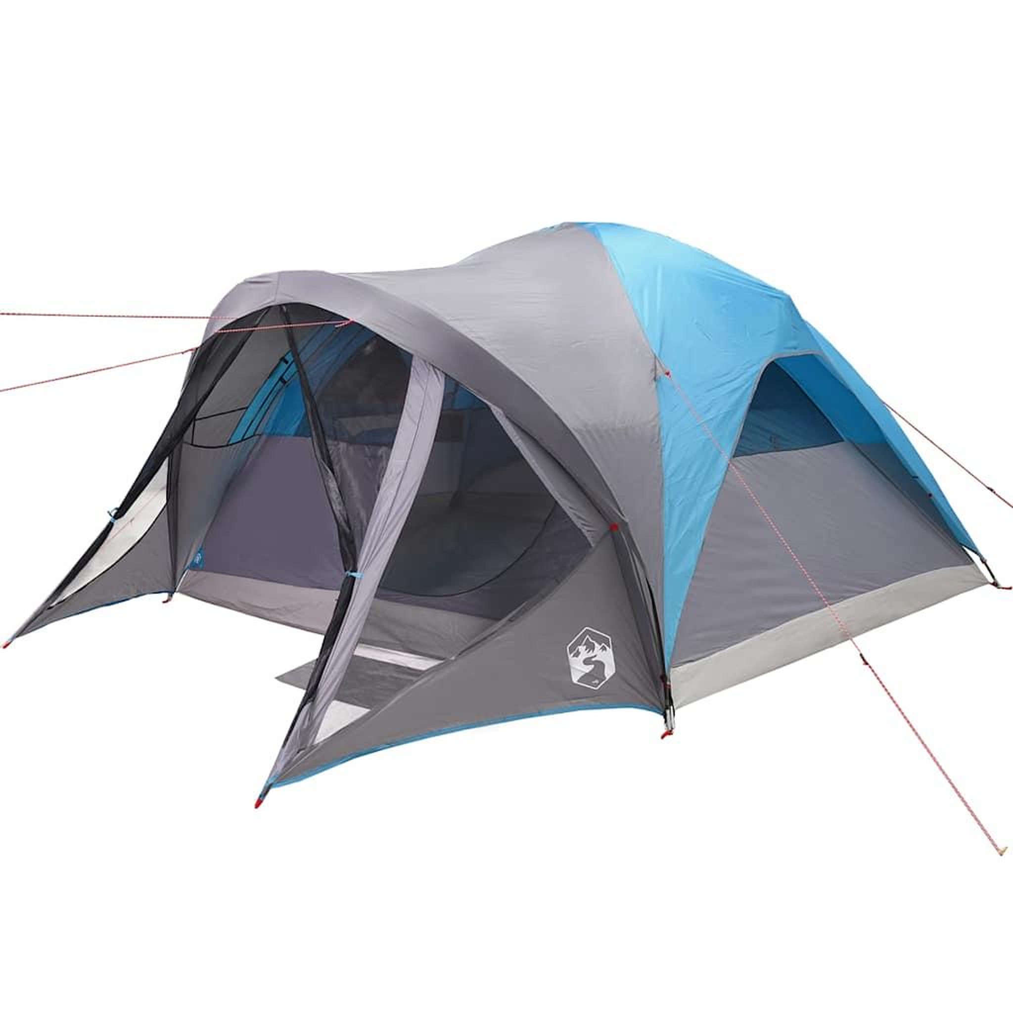 Voir la diapositive 5 : VIDAXL Tente familiale tunnel 6 personnes bleu impermeable