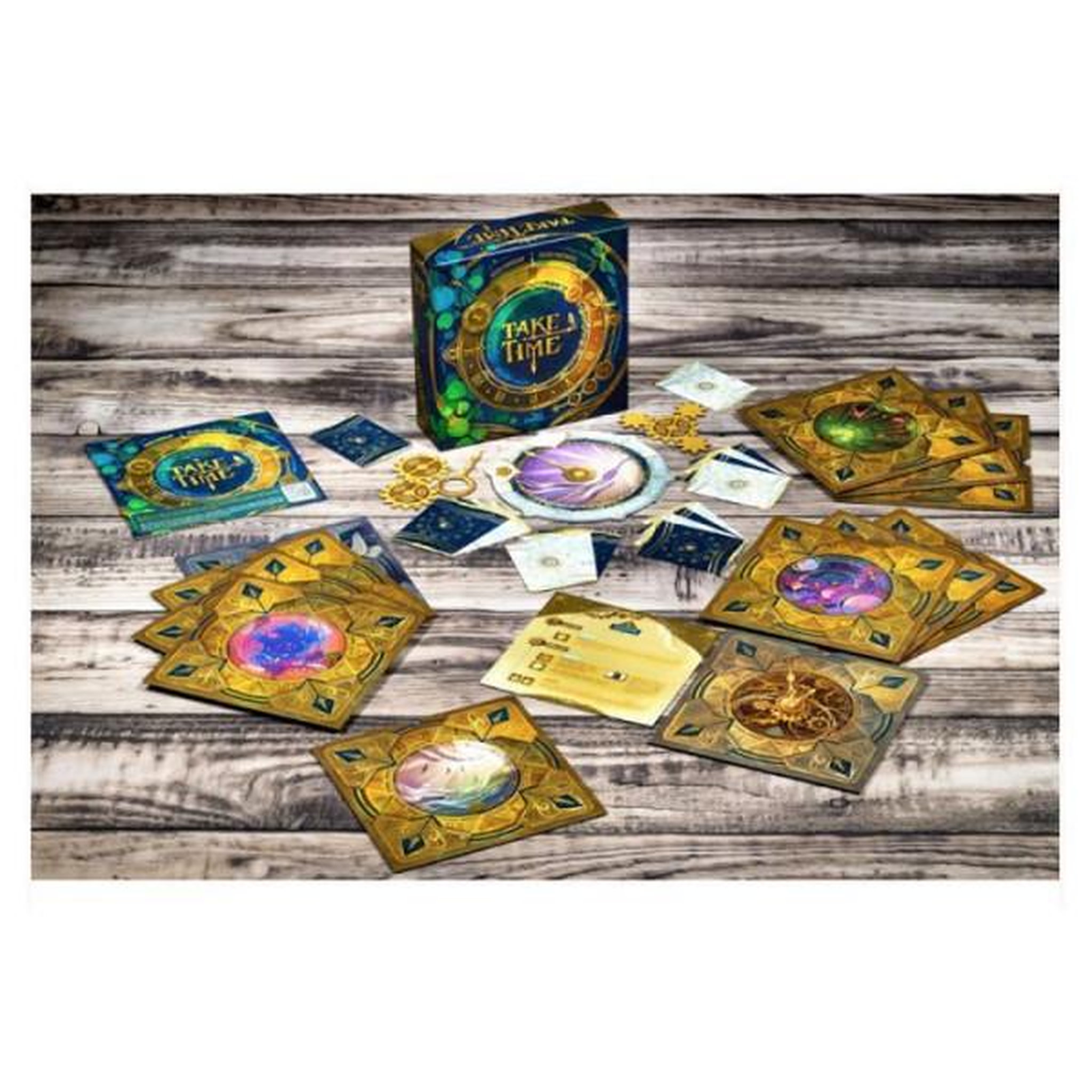Asmodee Libellud - take time jeu de société coopératif pour 1 a 4 joueurs - des 10 ans - 30 min - jeu d'énigmes avec des horloges