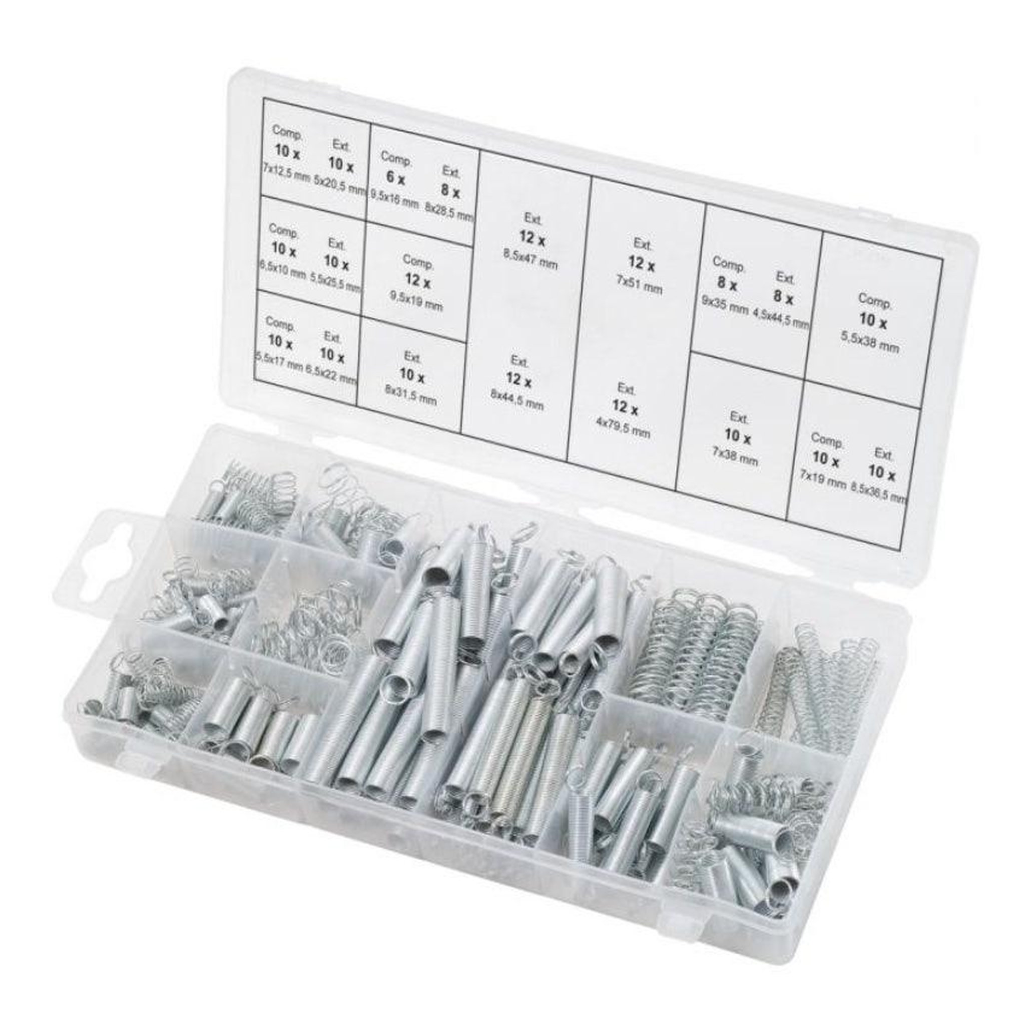 KSTOOLS Assortiments de ressorts (coffret de 200 pieces)