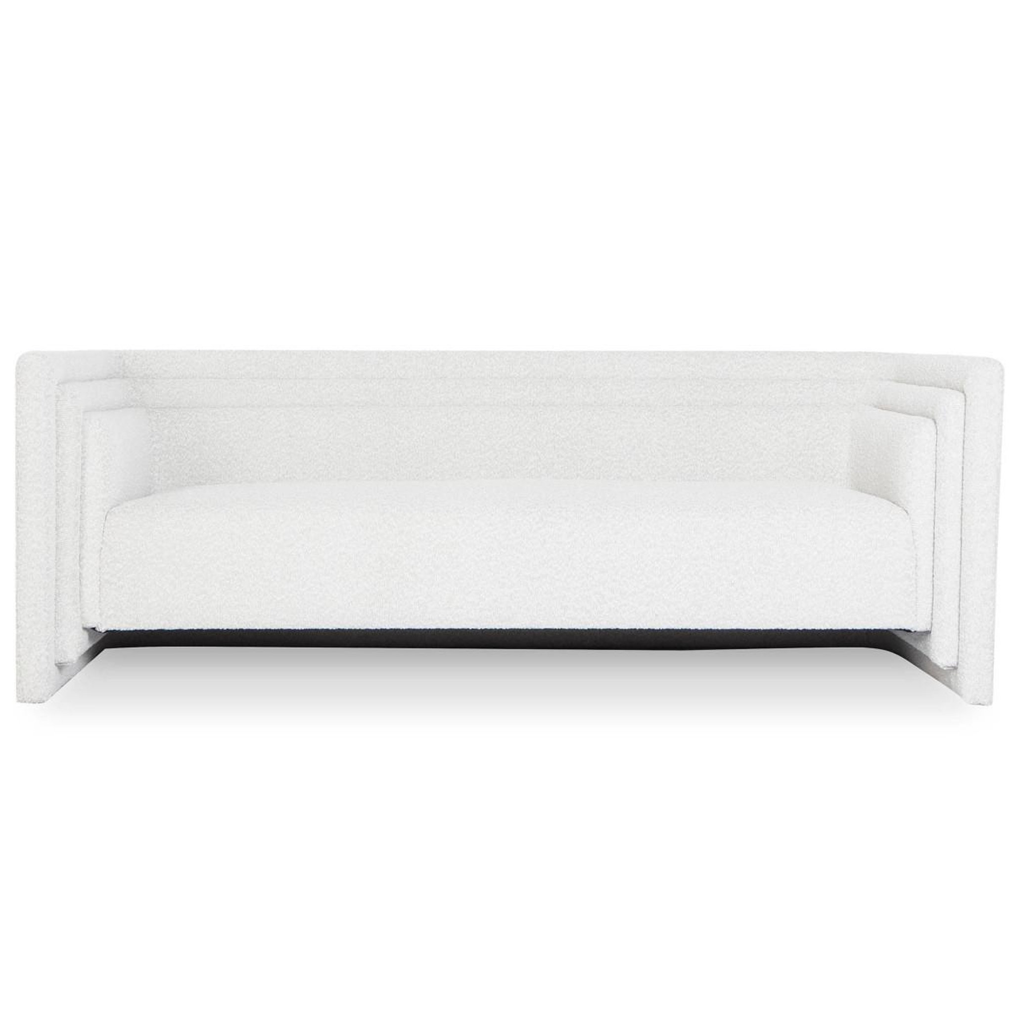 Voir la diapositive 3 : Paris Prix Canapé 3 places design bouclette  cubia  230cm crème