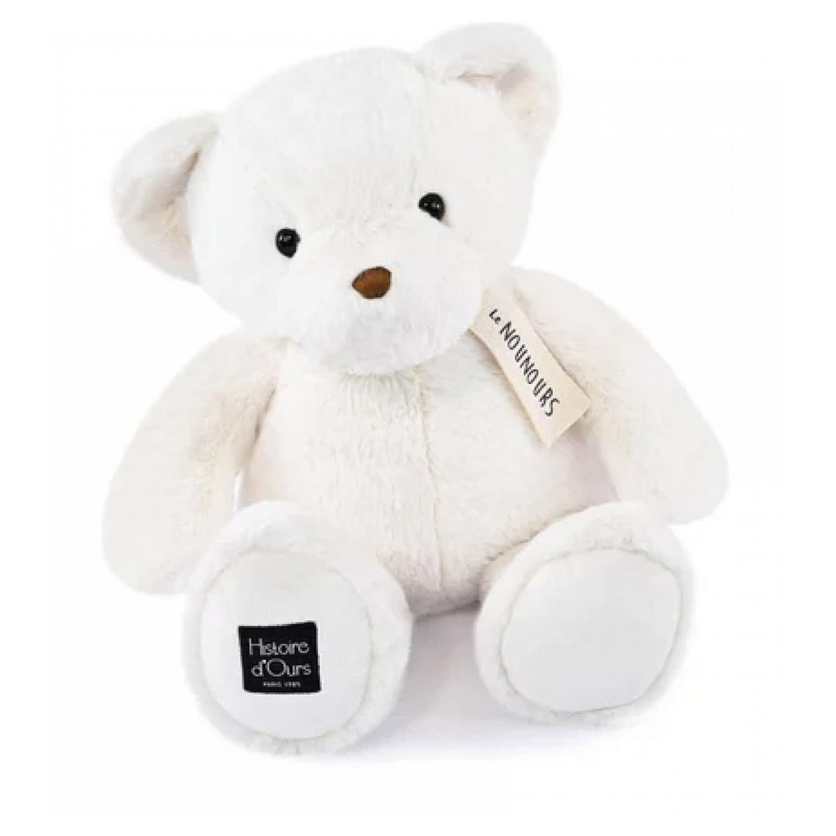 Histoire D'Ours Le Nounours - Blanc - 40 cm - HO3221