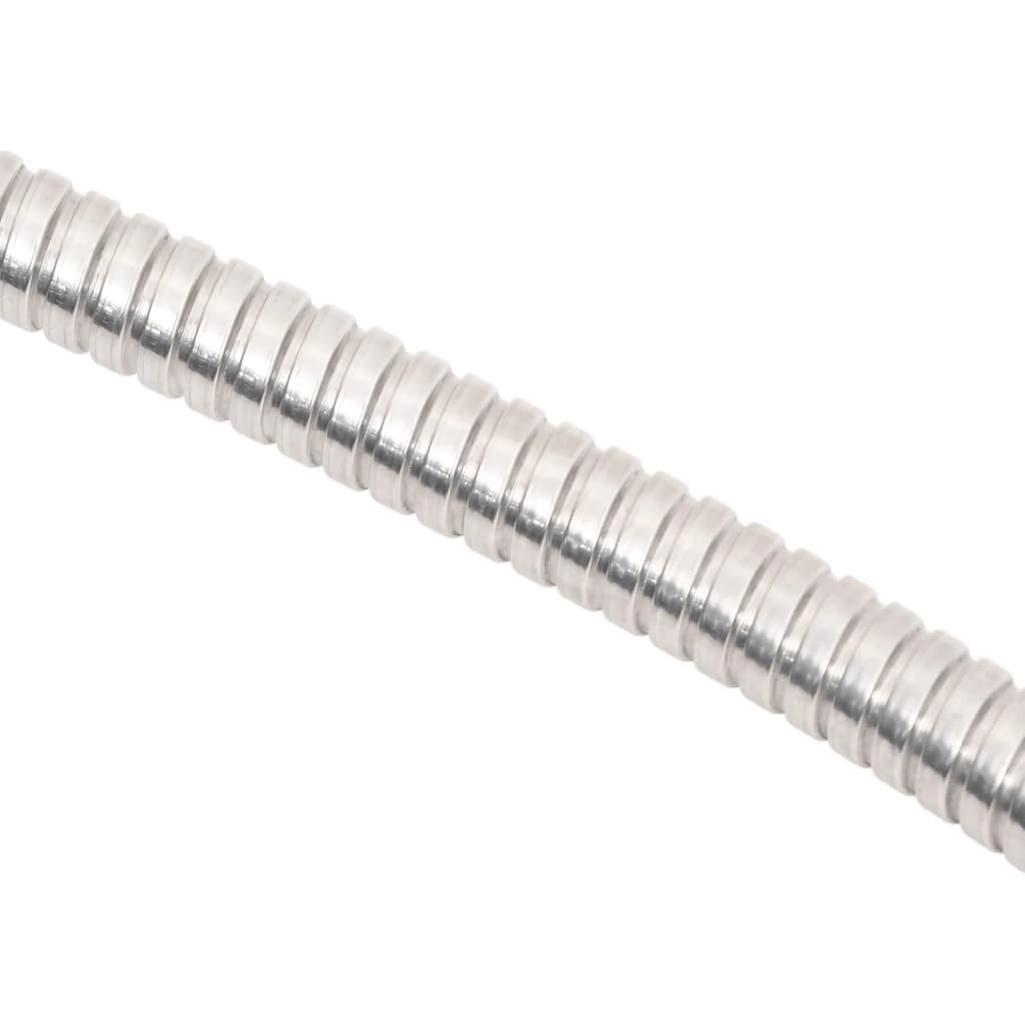 Voir la diapositive 4 : VIDAXL Tuyau d'arrosage buse de pulverisation argente 0,6  30 m inox