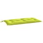 Voir la diapositive 2 : VIDAXL Coussin de banc de jardin vert brillant 100x50x7cm tissu oxford
