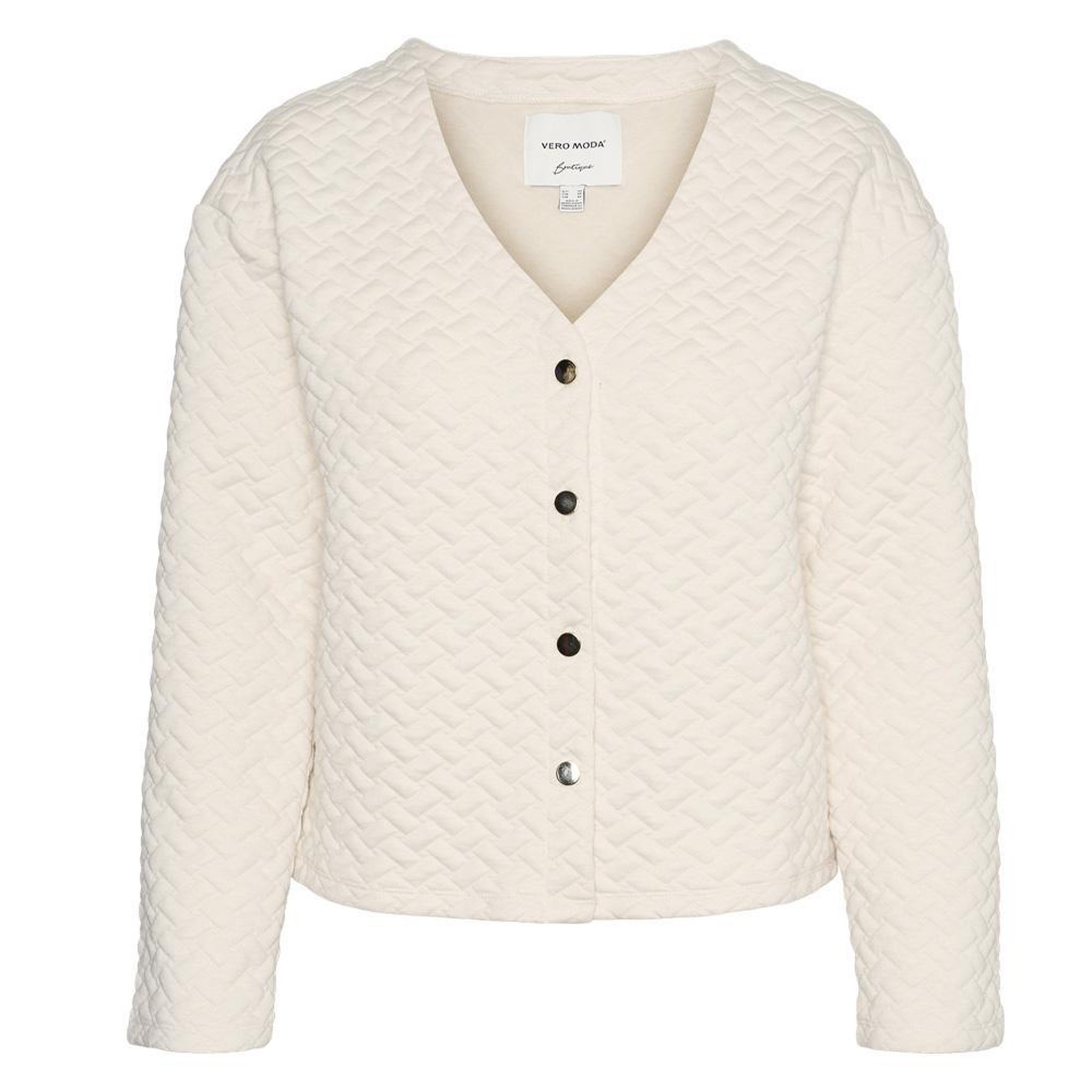 Voir la diapositive 4 : Vero Moda Gilet Ecru Femme Vero Moda Vinnie